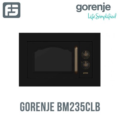 Ներկառուցվող միկրոալիքային վառարան GORENJE BM235CLB 23լ, գրիլ