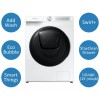 Լվացքի մեքենա SAMSUNG WD10T654CBH/LP / Լվացքի մեքենա չորանոցով և AddWash 10/7 կգ +1 տարի PREMIUM երաշխիք